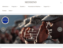 Tablet Screenshot of medisend.org